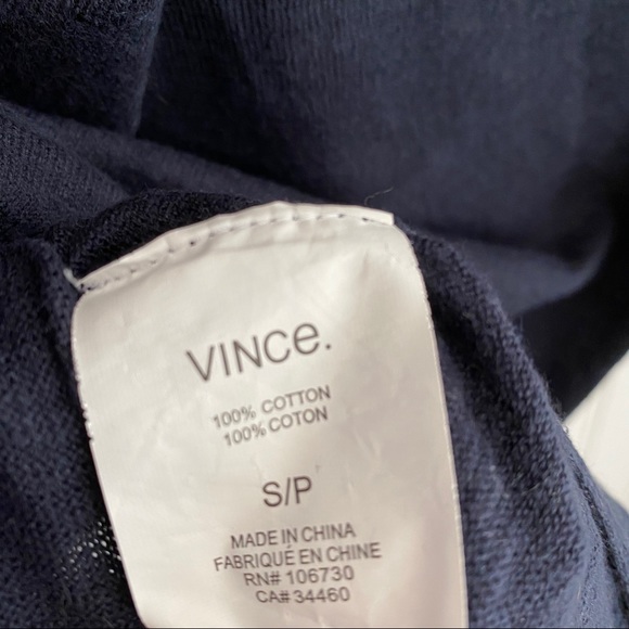 Vince color block cotton sweater SIZE SMALL - Picture 7 of 7